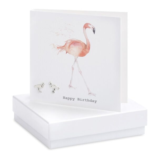 Flamingo Earring Card
